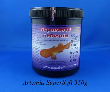 Artemia SuperSoft das beliebte Zierfischfutter mit Artemianateil für Zwergbuntbarsche in der 350g Dose